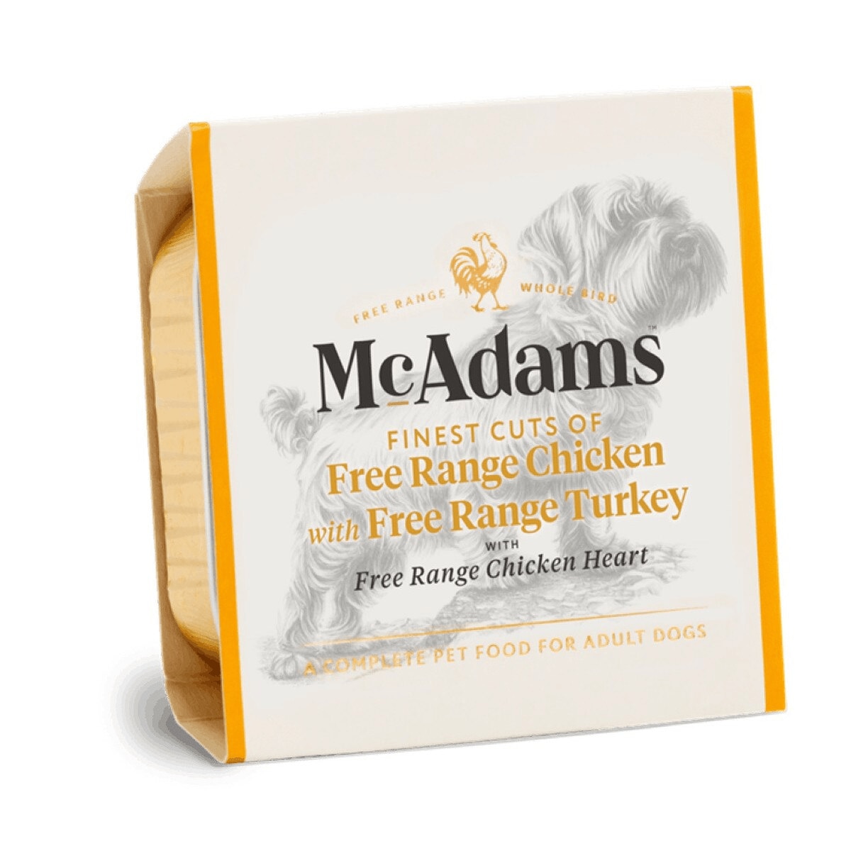 McAdams Mcadams Heart Adult Wet Dog Food pet food packaging